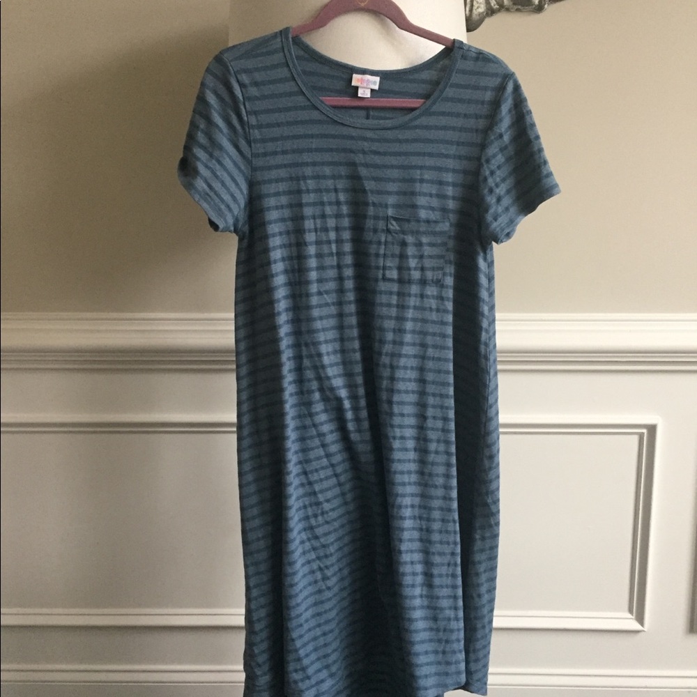 NWOT Carly Lularoe striped dress size S.